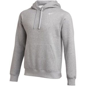 Nike Sportswear Fleece Pullover Hoodie Men's Gray Small Tall Drawstring NWT